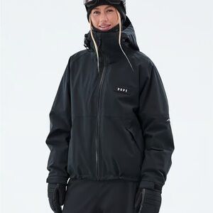 DOPE Black Spartan NWT ski snowboarding jacket SM